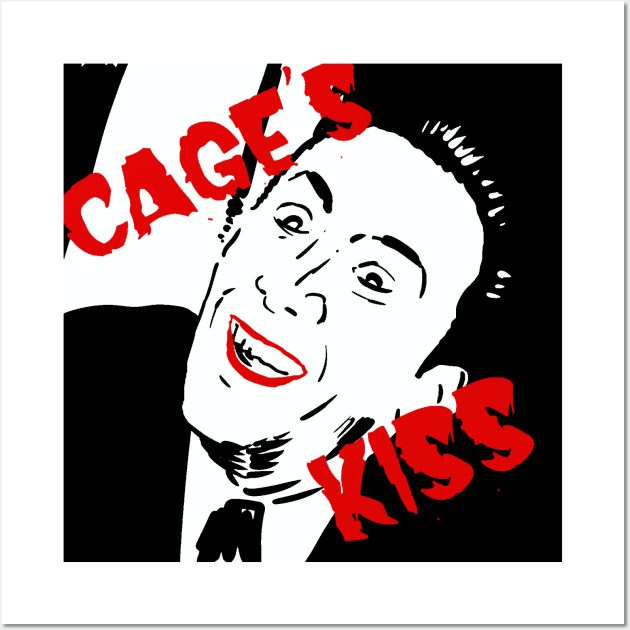 Cage's Kiss Logo Wall Art by CagesKiss